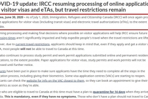 重大转折？加拿大重开并加速旅游签证申请！很快将开放中国人入境？